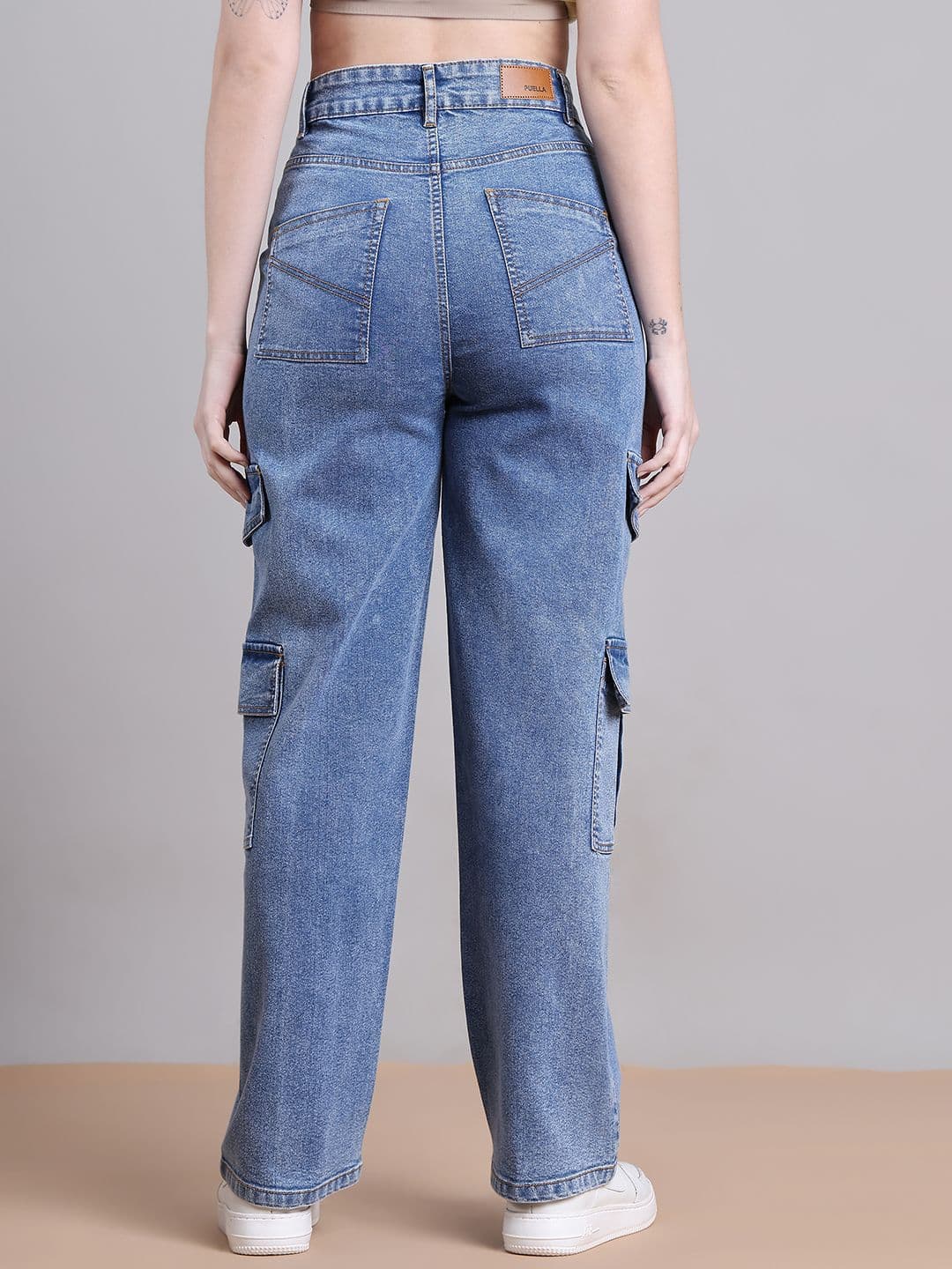 PUELLA Women Straight Fit High-Rise Light Fade Jeans thumbnail 5