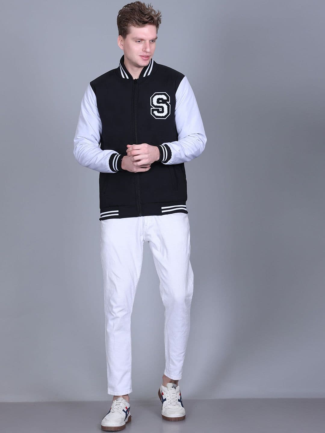 SANHOK Men Lightweight Bomber Jacket thumbnail 5