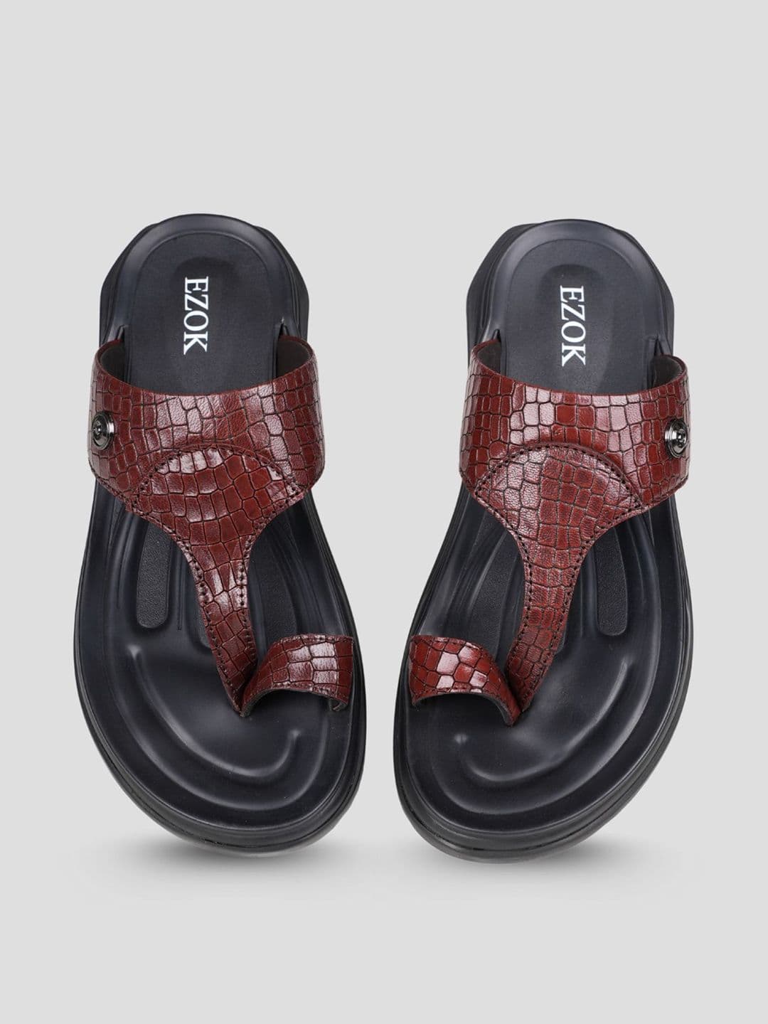 EZOK Men Leather Comfort Sandals thumbnail 2