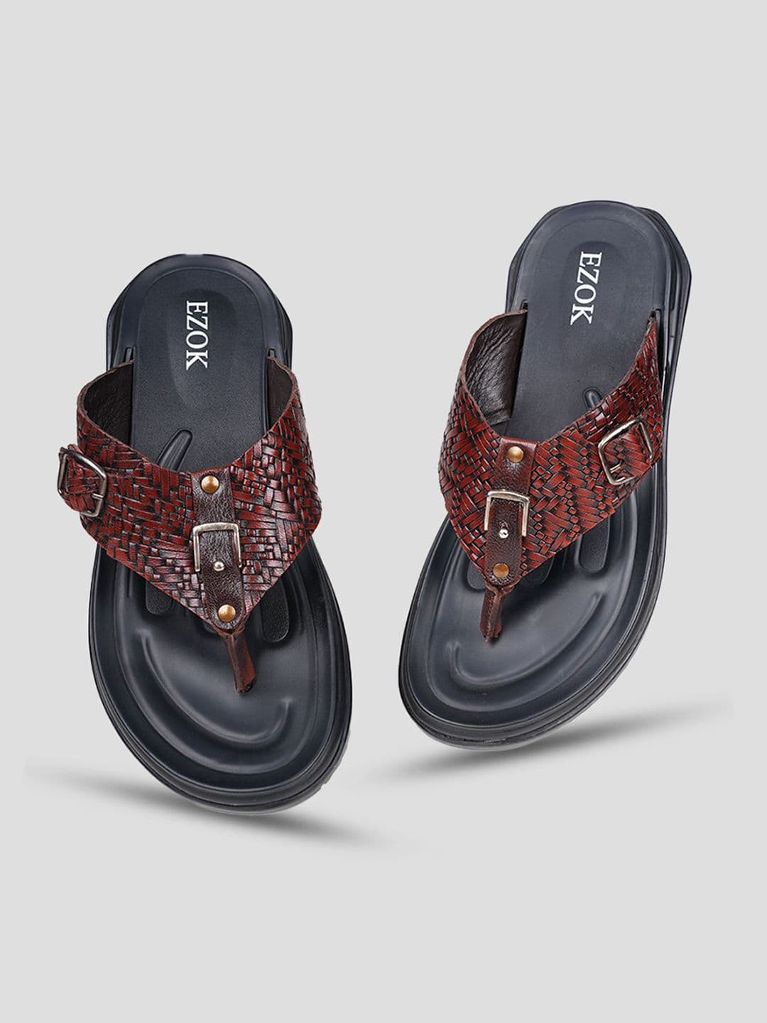 EZOK Men Leather Comfort Sandals thumbnail 2