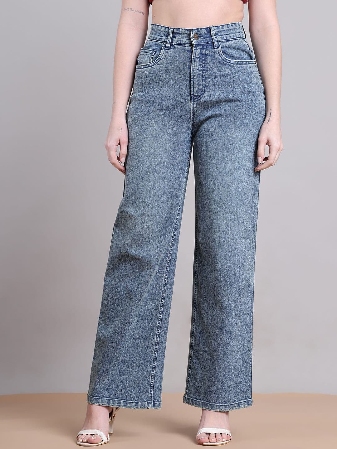PUELLA Women Straight Fit High-Rise Stretchable Jeans - view 1