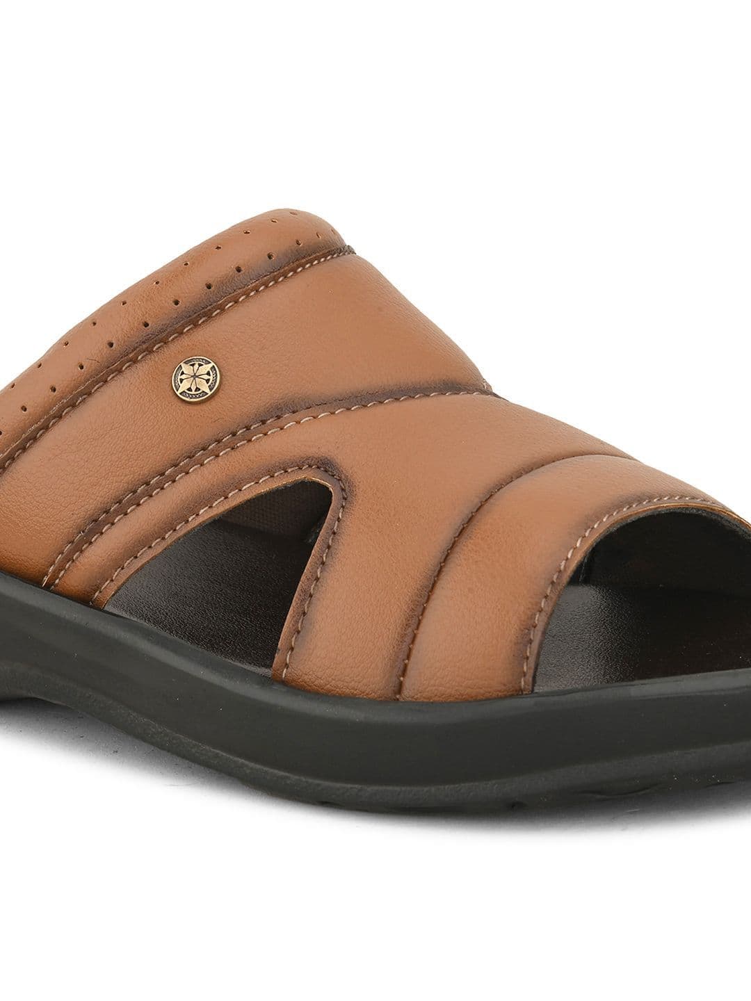 Appelon Men Solid Slip On Comfort Sandals thumbnail 5