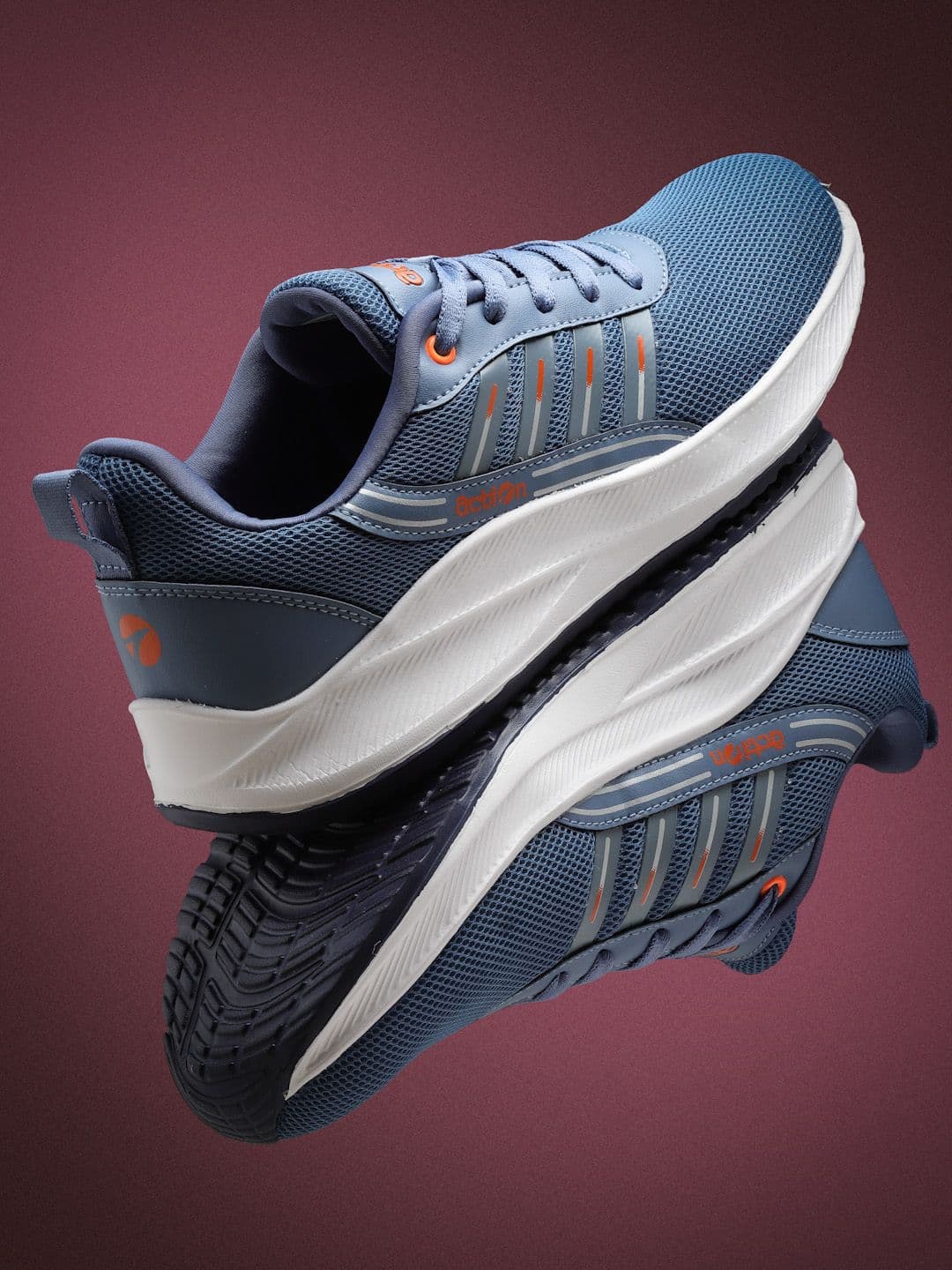 Action Men Lace-Ups Running Non-Marking Shoes - view 1