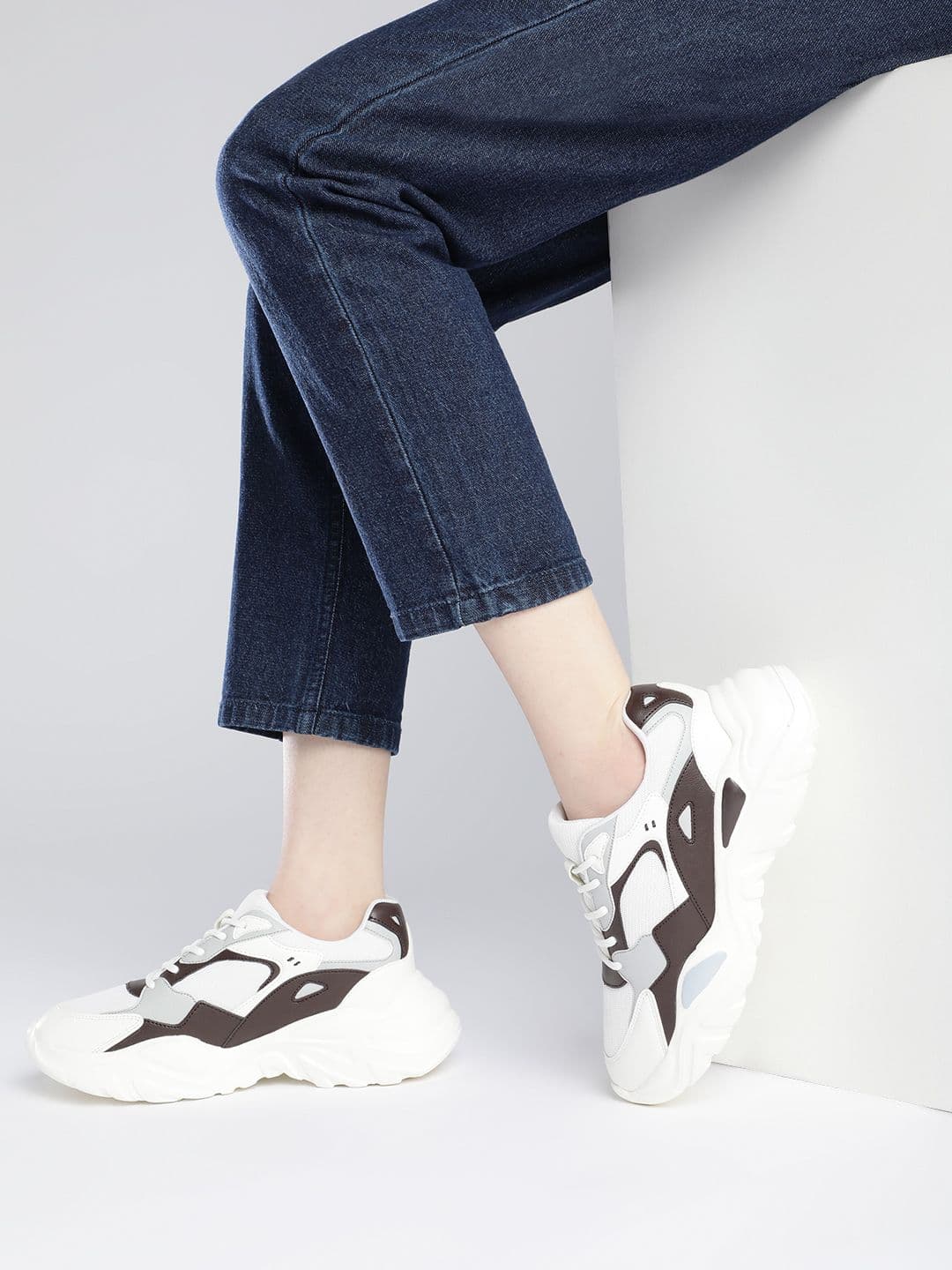 The Roadster Life Co. Women Striped Sneakers - view 1