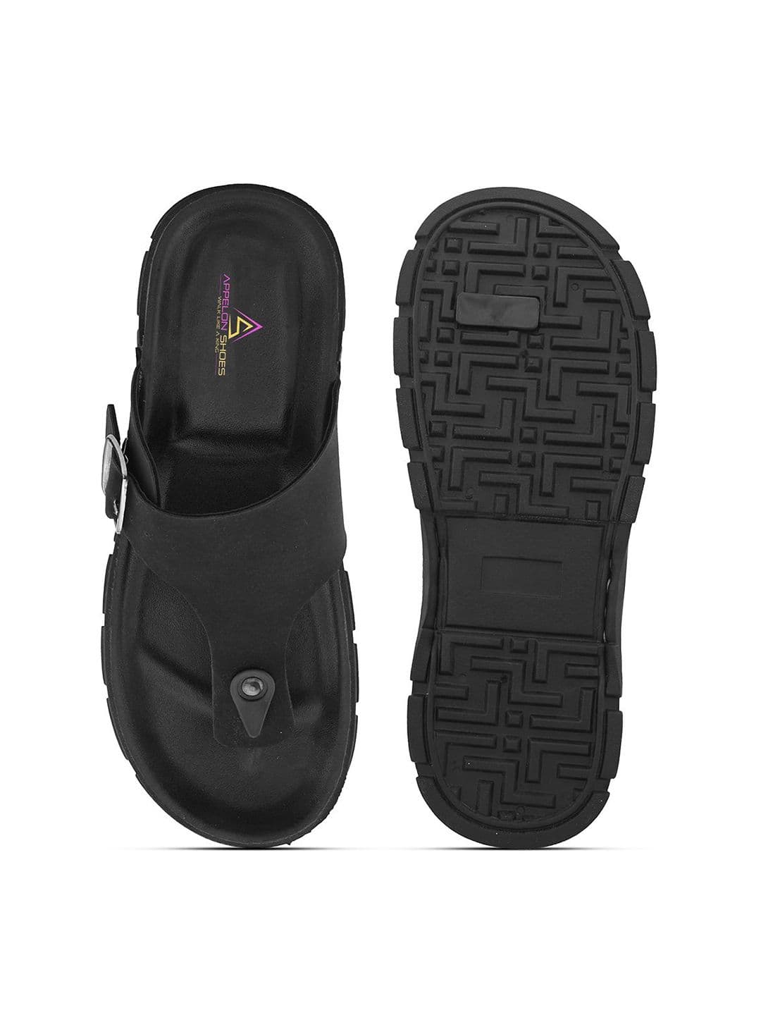 Appelon Men Slip-On Comfort Sandals With Buckle thumbnail 5