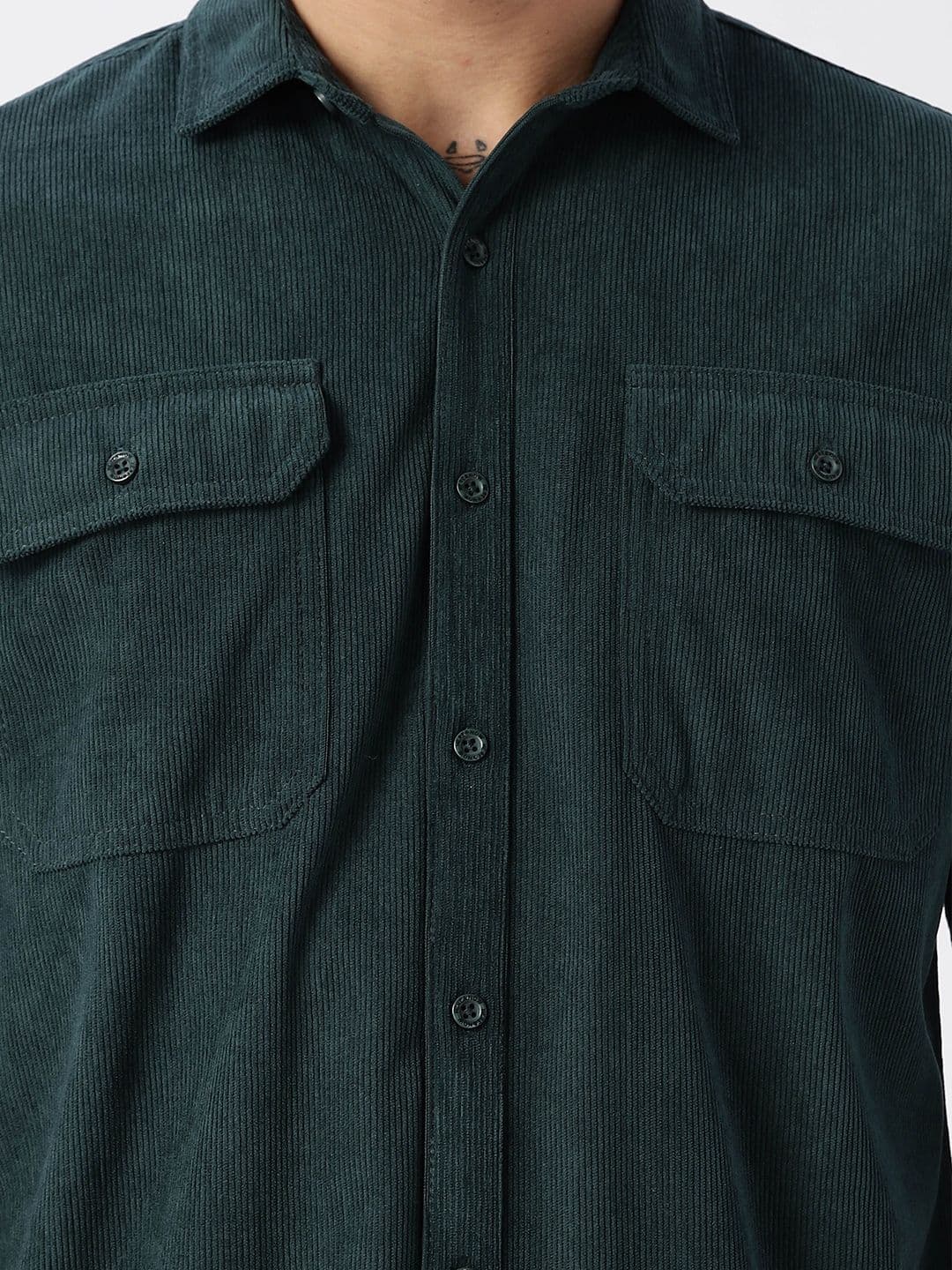 HERE&NOW Regular Fit Vertical Striped Opaque Casual Shirt thumbnail 2