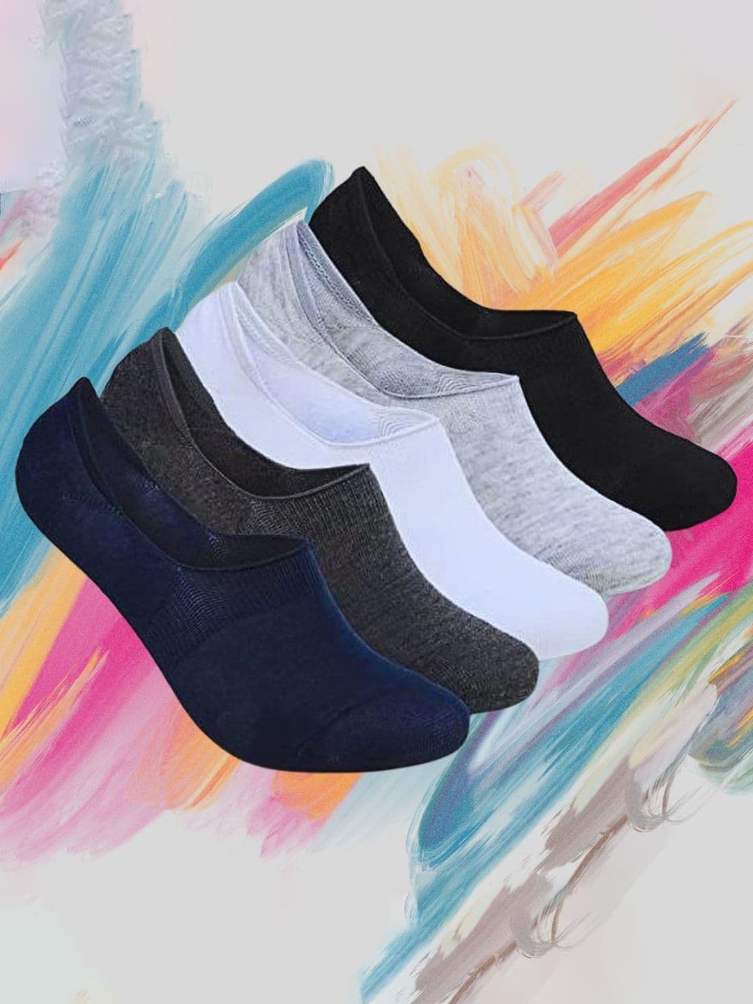 MJE Pack Of 5 Shoe Liners Socks - view 1