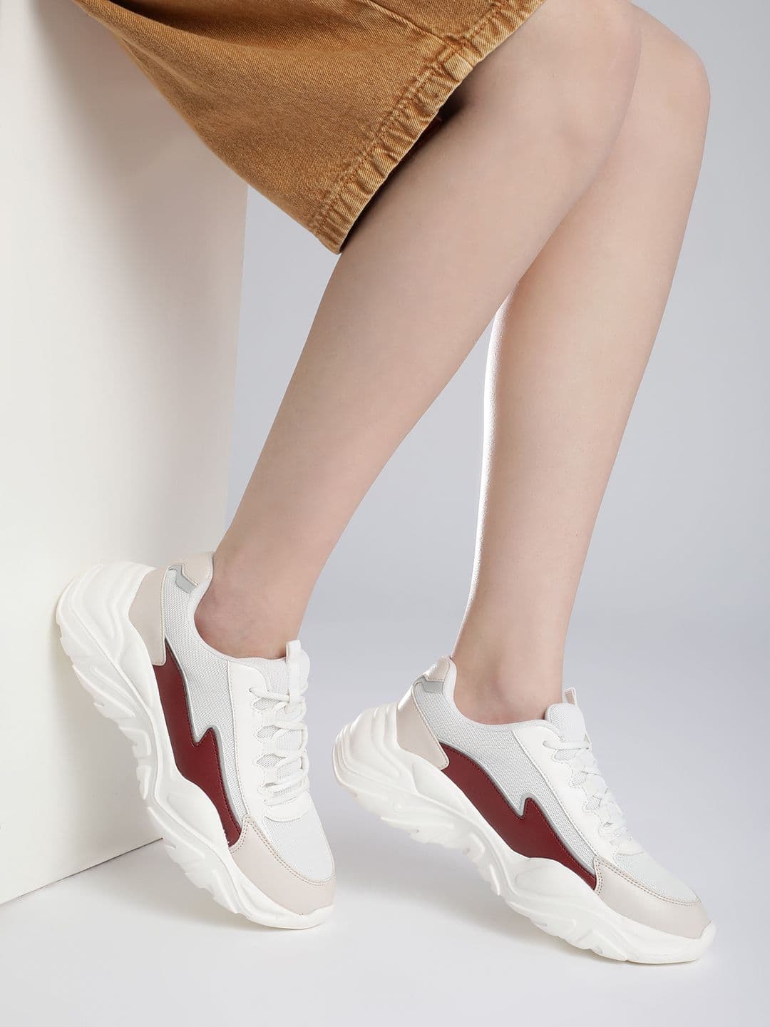 The Roadster Life Co. Women Colourblocked Chunky Sole Sneakers - view 1