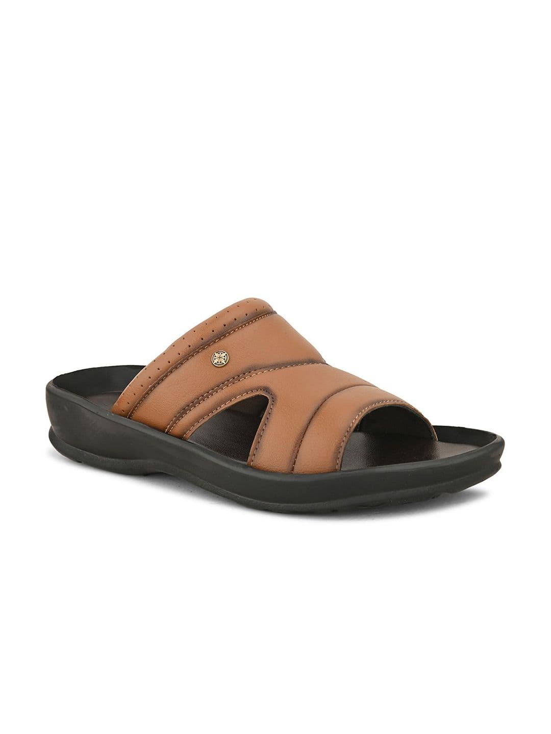 Appelon Men Solid Slip On Comfort Sandals thumbnail 3