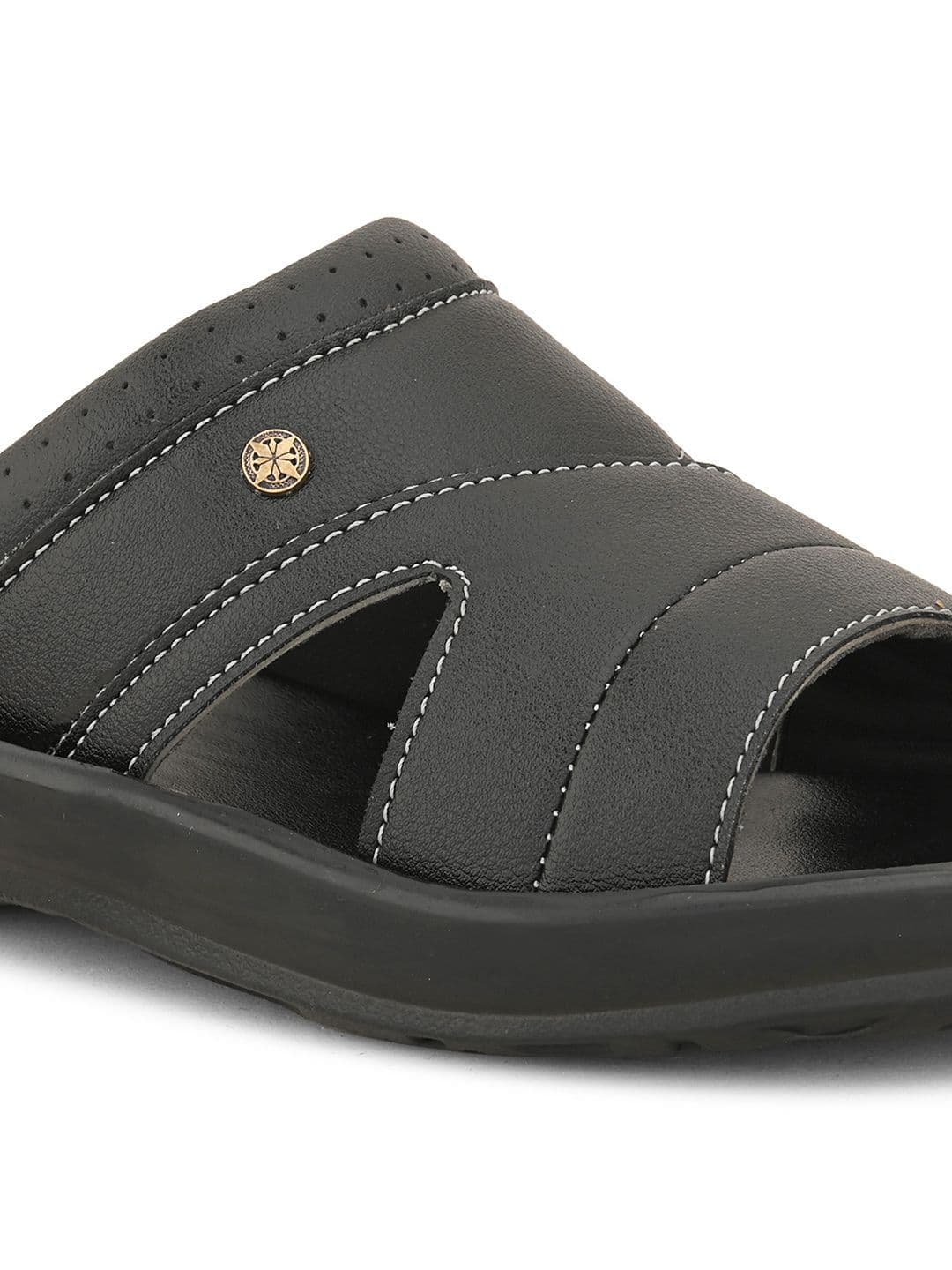 Appelon Men Solid Slip On Comfort Sandals thumbnail 5