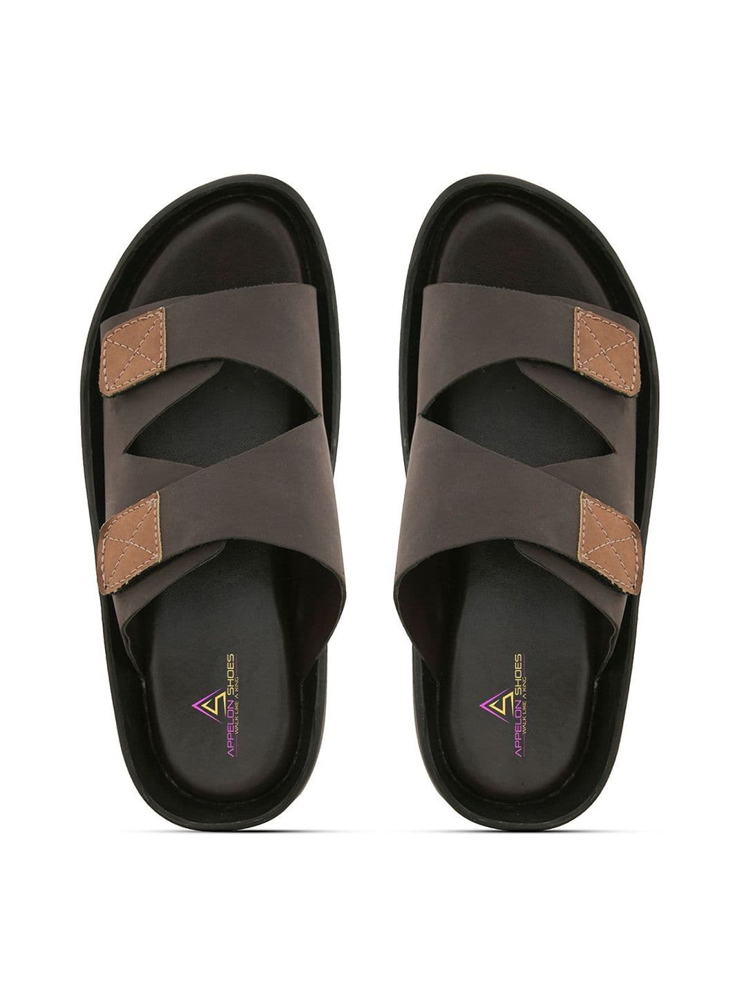 Appelon Men Synthetic Leather Comfort Sandals thumbnail 7