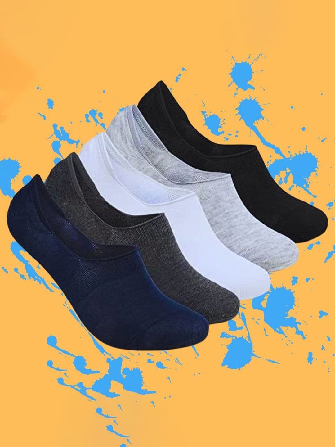 MJE Pack Of 5 Shoe Liners Socks - view 1