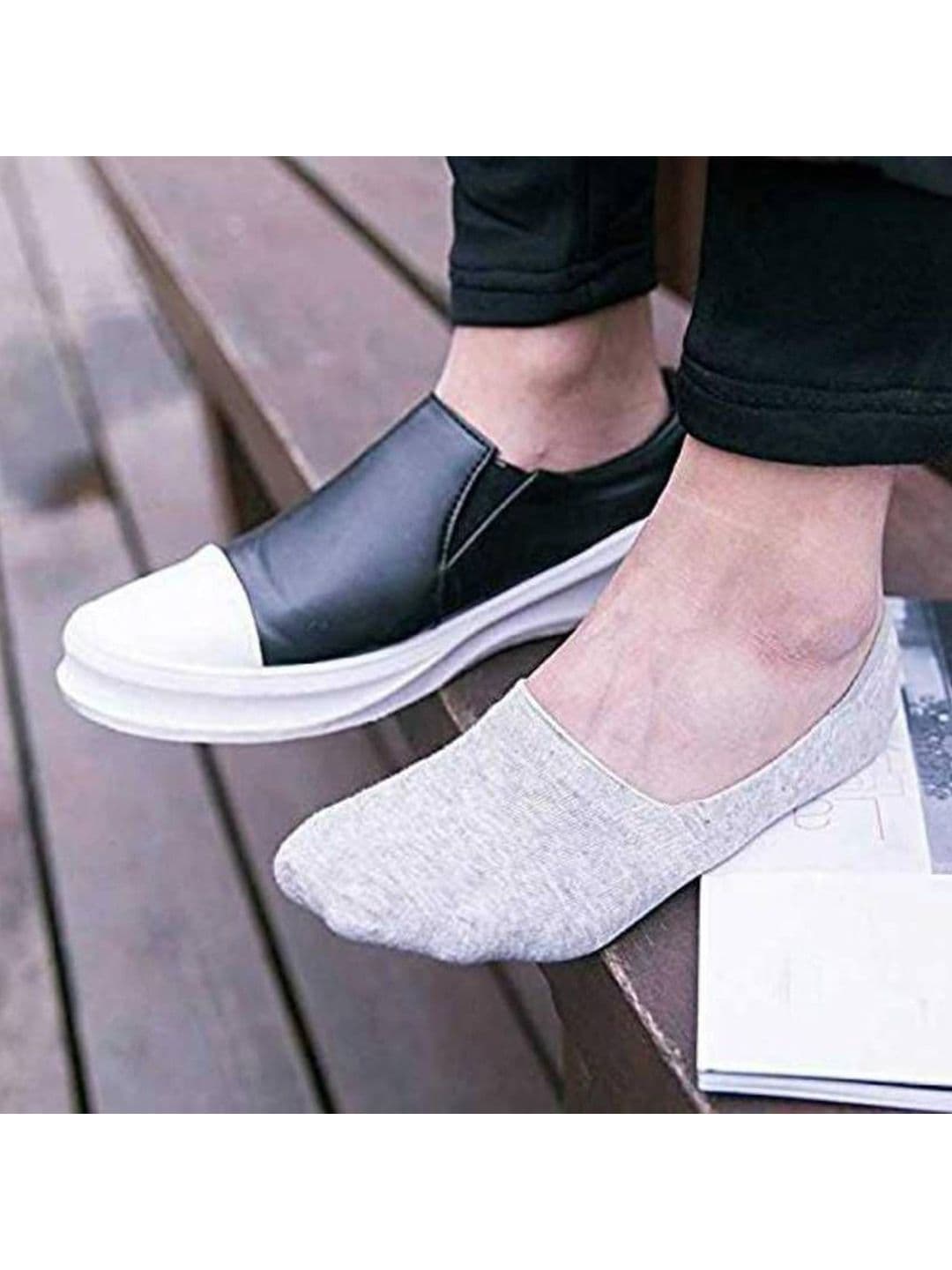 MJE Pack Of 5 Shoe Liners Socks thumbnail 3