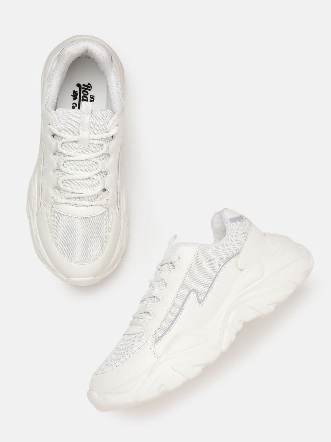 The Roadster Life Co. Women Woven Design Everyday Sneakers thumbnail 6
