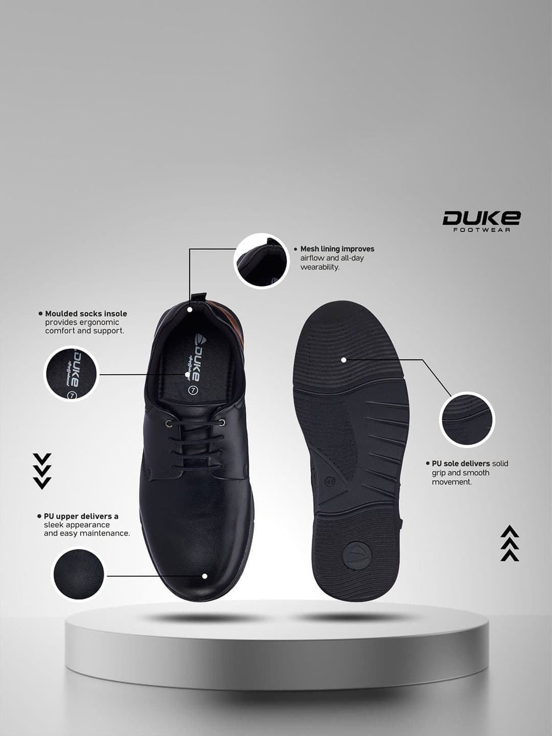 Duke Men Formal Derbys thumbnail 5