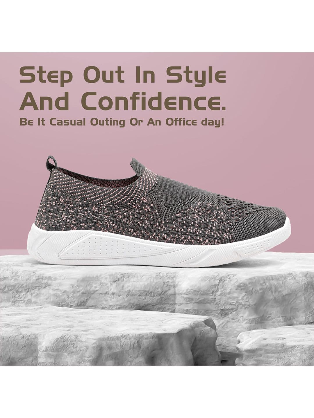 FLIPJONES Women Mesh Running Non-Marking Shoes thumbnail 2