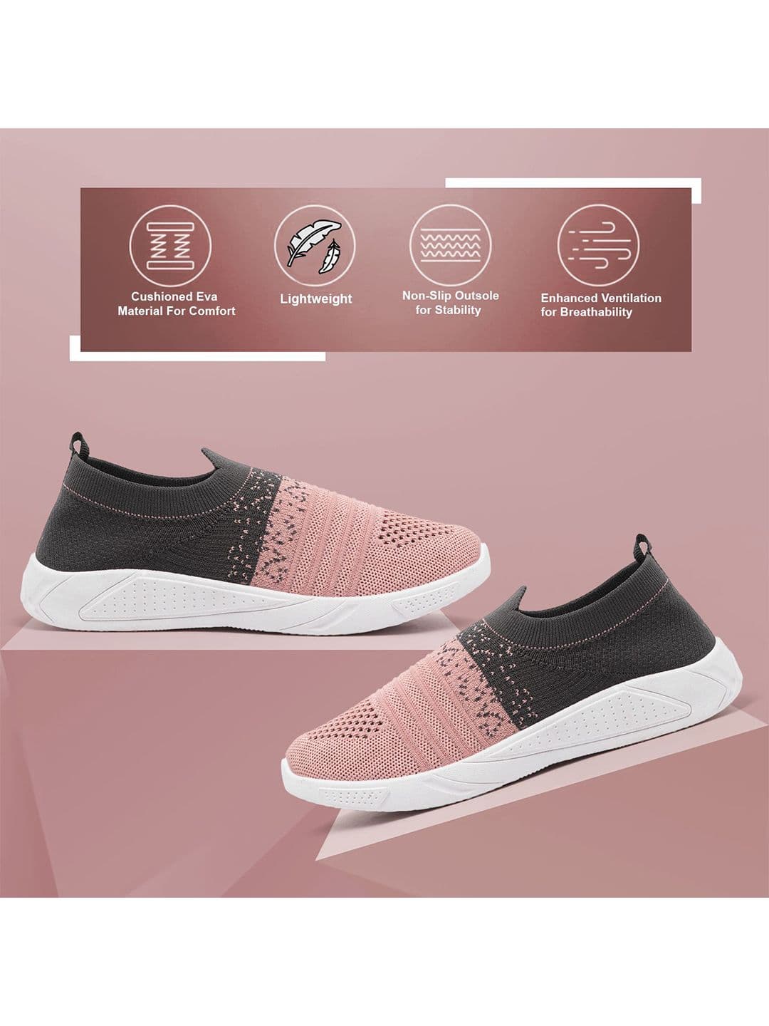 FLIPJONES Women Mesh Walking Non-Marking Shoes thumbnail 4