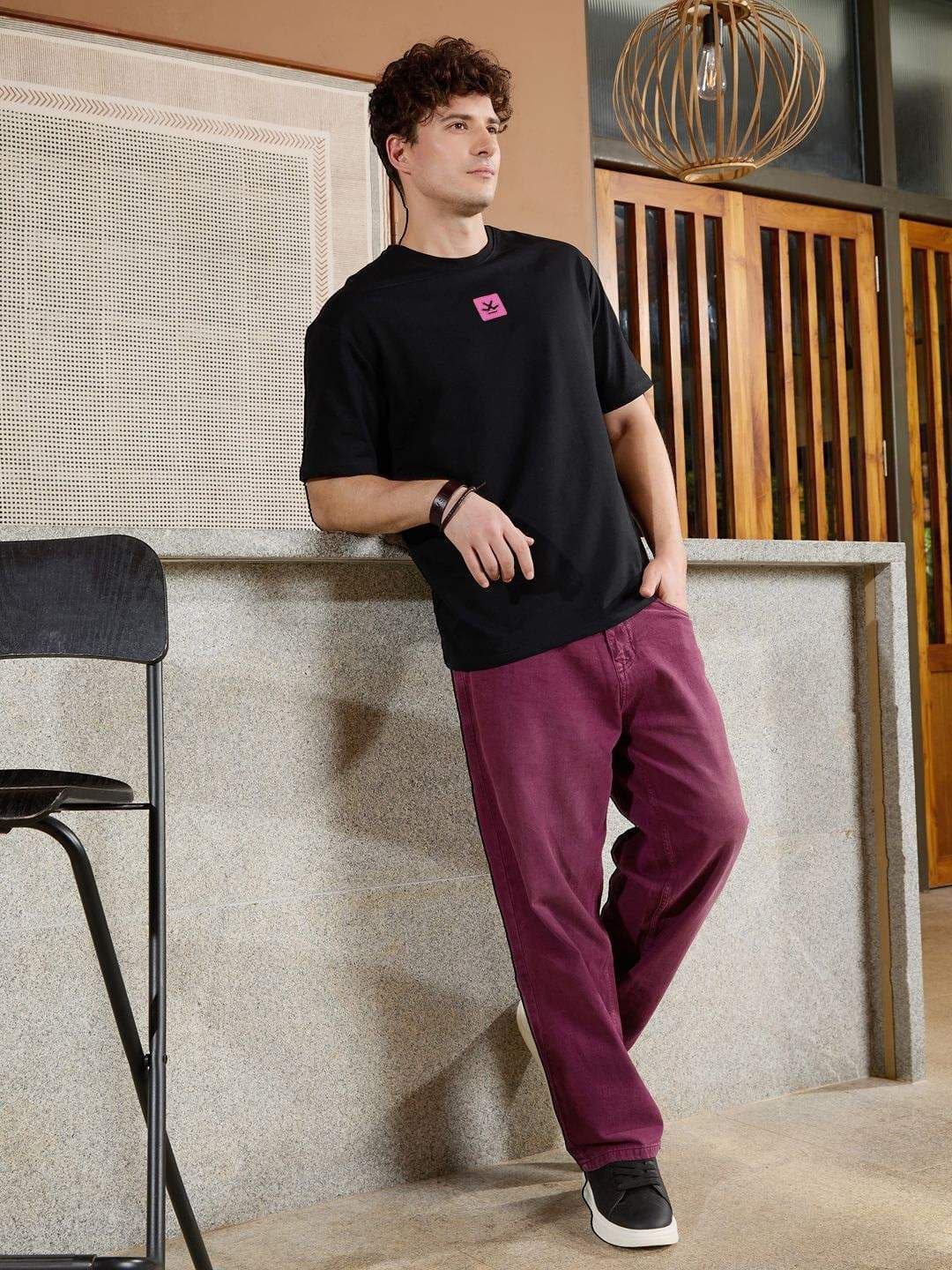 WROGN Round Neck Oversized T-shirt thumbnail 5