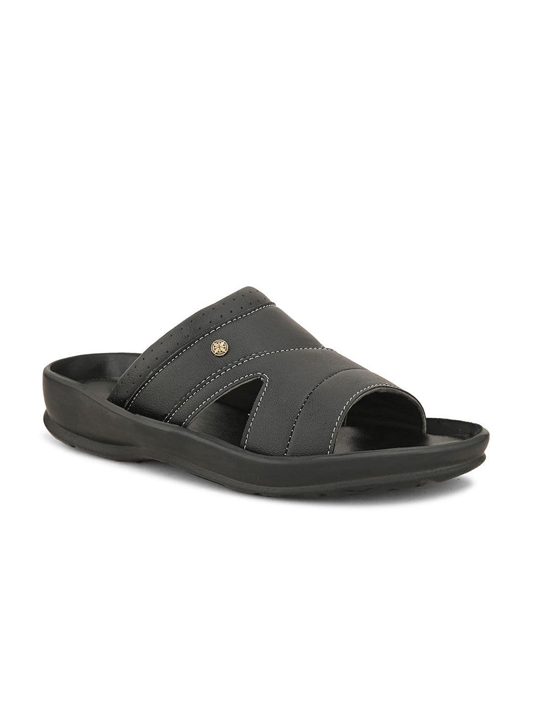 Appelon Men Solid Slip On Comfort Sandals thumbnail 6