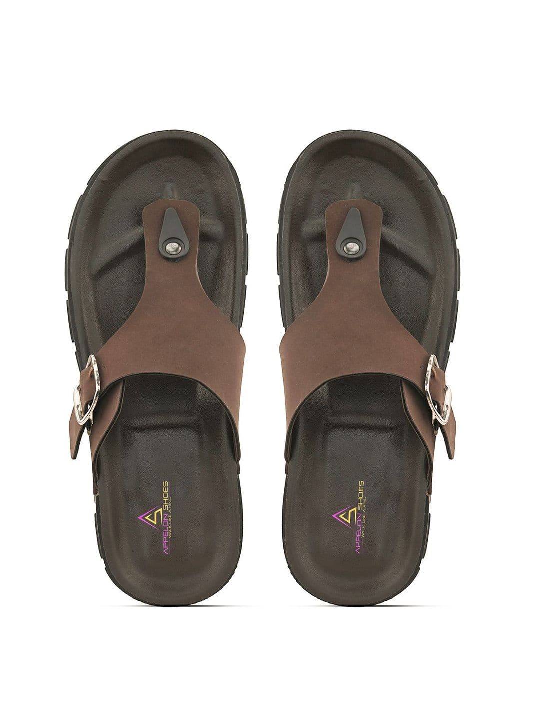 Appelon Men Synthetic Leather Comfort Sandals thumbnail 3
