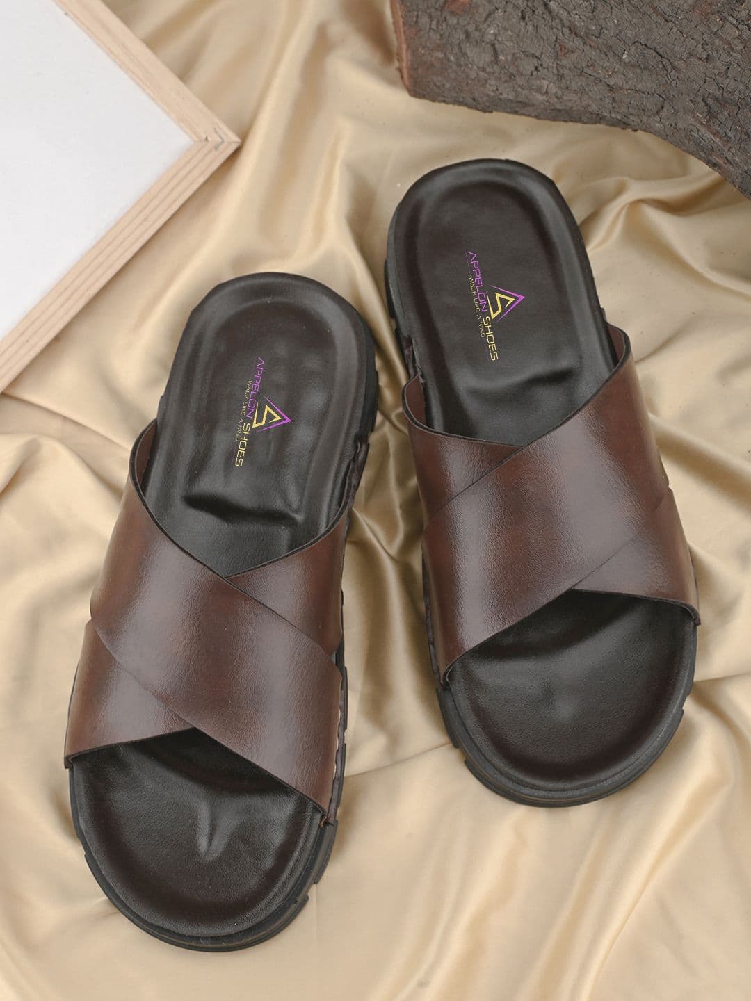 Appelon Men Solid Comfort Casual Slipper Sandals - view 1