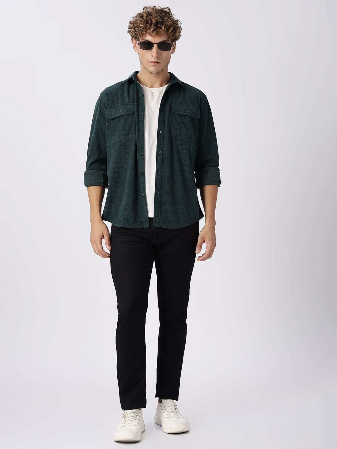 HERE&NOW Regular Fit Vertical Striped Opaque Casual Shirt thumbnail 7