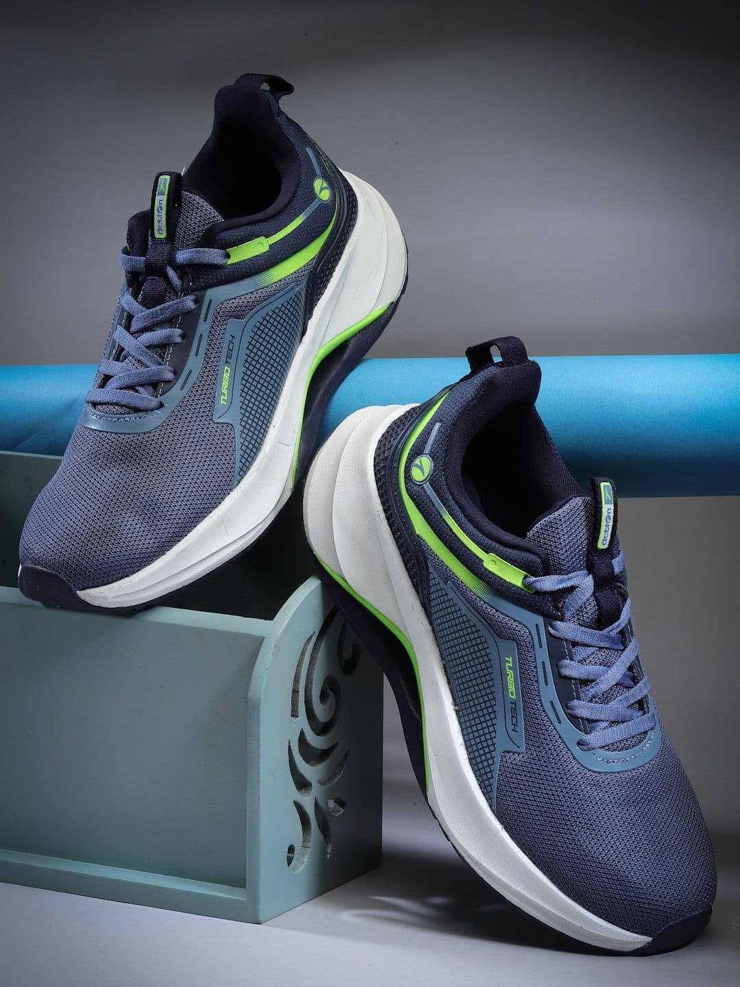 Action Men Lace-Ups Running Non-Marking Shoes - view 1