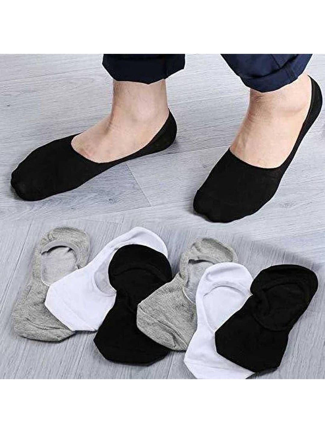 MJE Pack Of 5 Shoe Liners Socks thumbnail 4