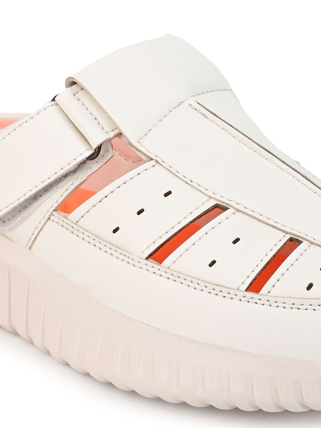 The Roadster Lifestyle Co Men Synthetic Leather Velcro Shoe Style Sandal thumbnail 4