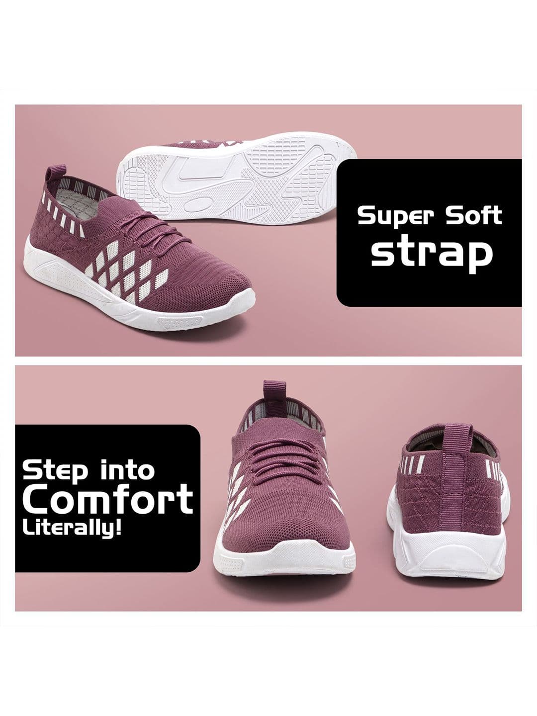 FLIPJONES Women Mesh High-Top Running Non-Marking Shoes thumbnail 4