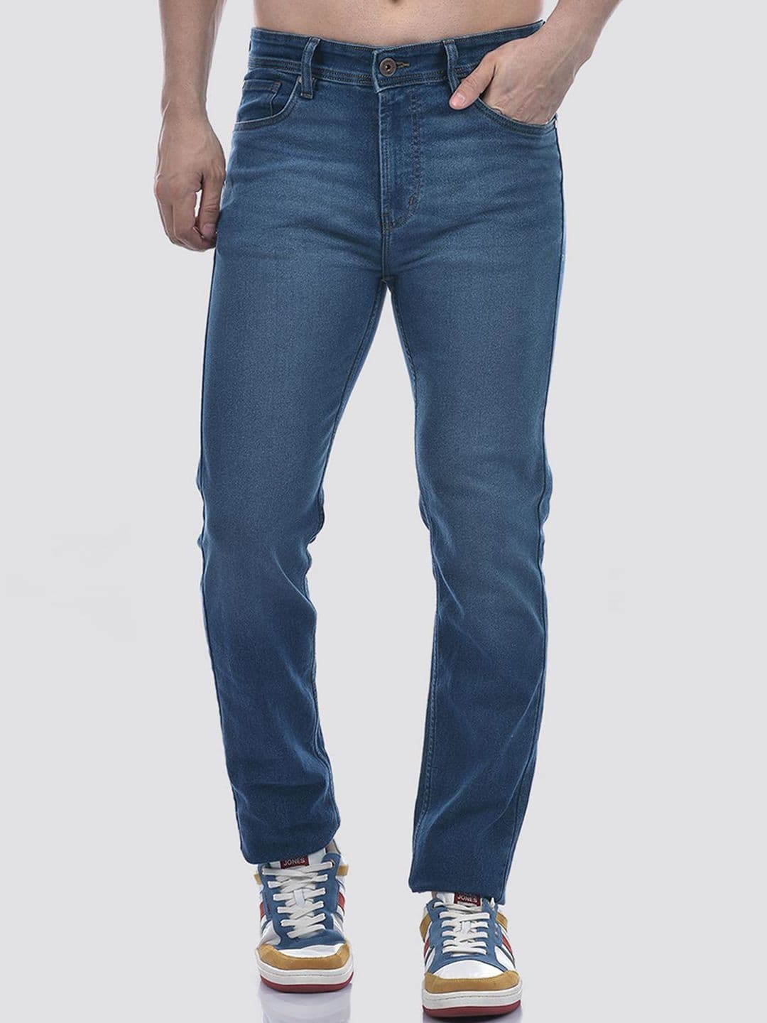 Numero Uno Men Slim Fit Mid-Rise Light Fade Stretchable Jeans - view 1