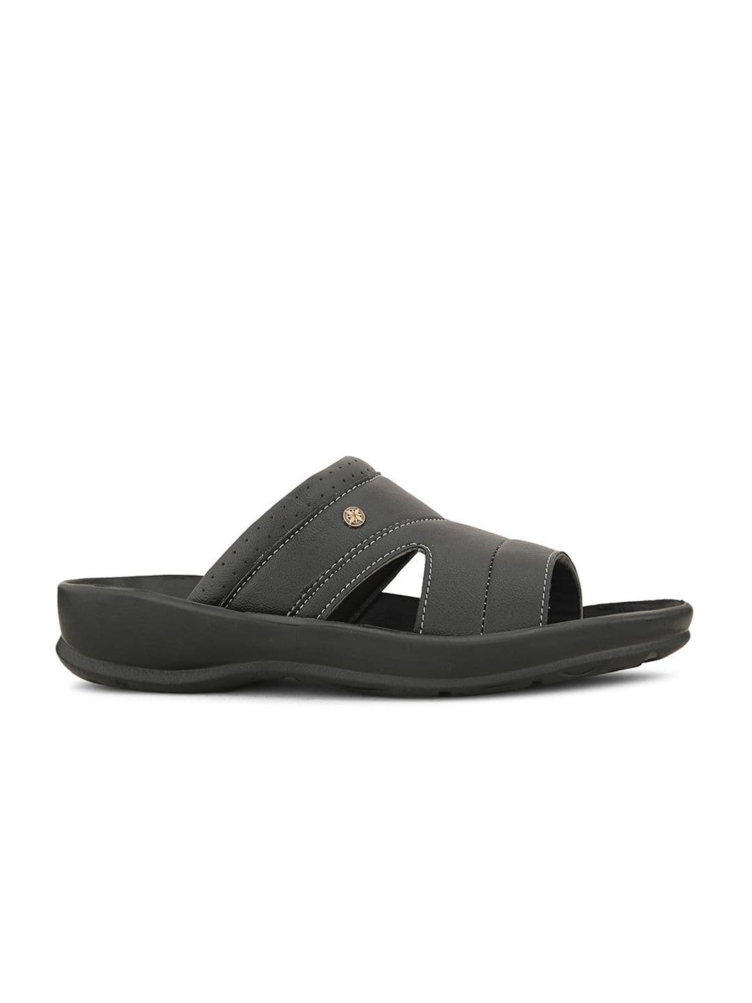 Appelon Men Solid Slip On Comfort Sandals thumbnail 3