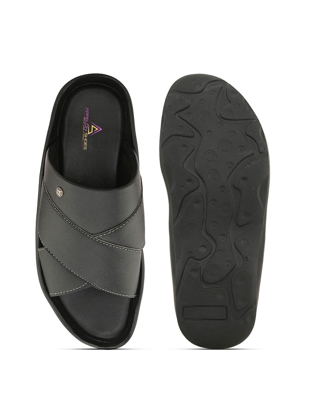 Appelon Men Casual Leather Comfort Sandal thumbnail 2