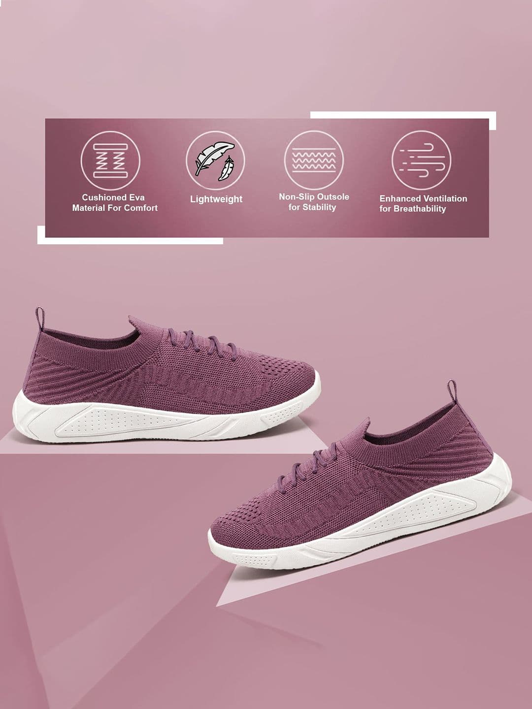 FLIPJONES Women Mesh Running Non-Marking Slip-On Shoes thumbnail 2