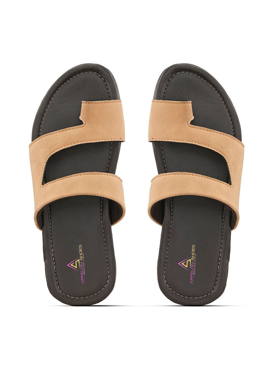 Appelon Men Solid Comfort Sandals thumbnail 2