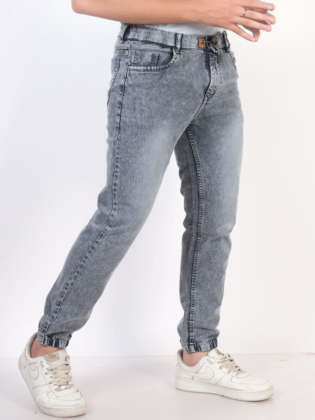 BuaGi Collection Men Jogger Mid-Rise Heavy Fade Jeans - view 1