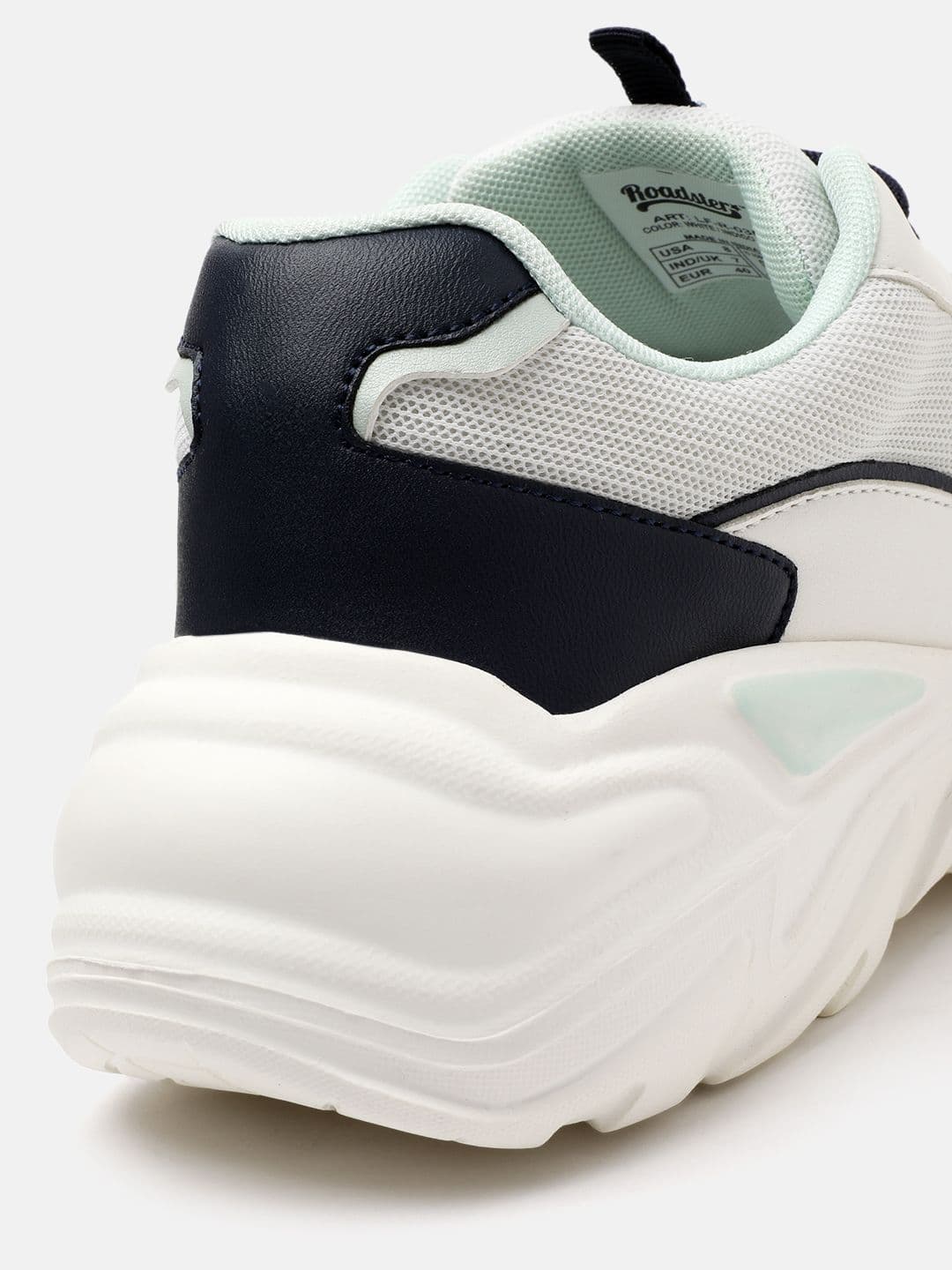 The Roadster Life Co. Women Striped Chunky Sneakers thumbnail 3