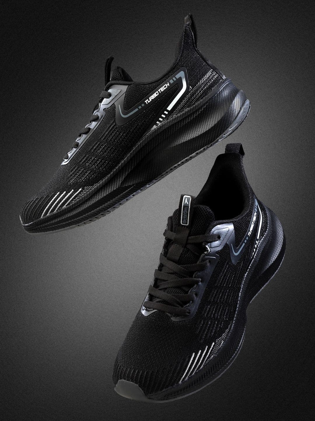 Action BULLET Men Mesh Lace-Ups Running Non-Marking Shoes - view 1