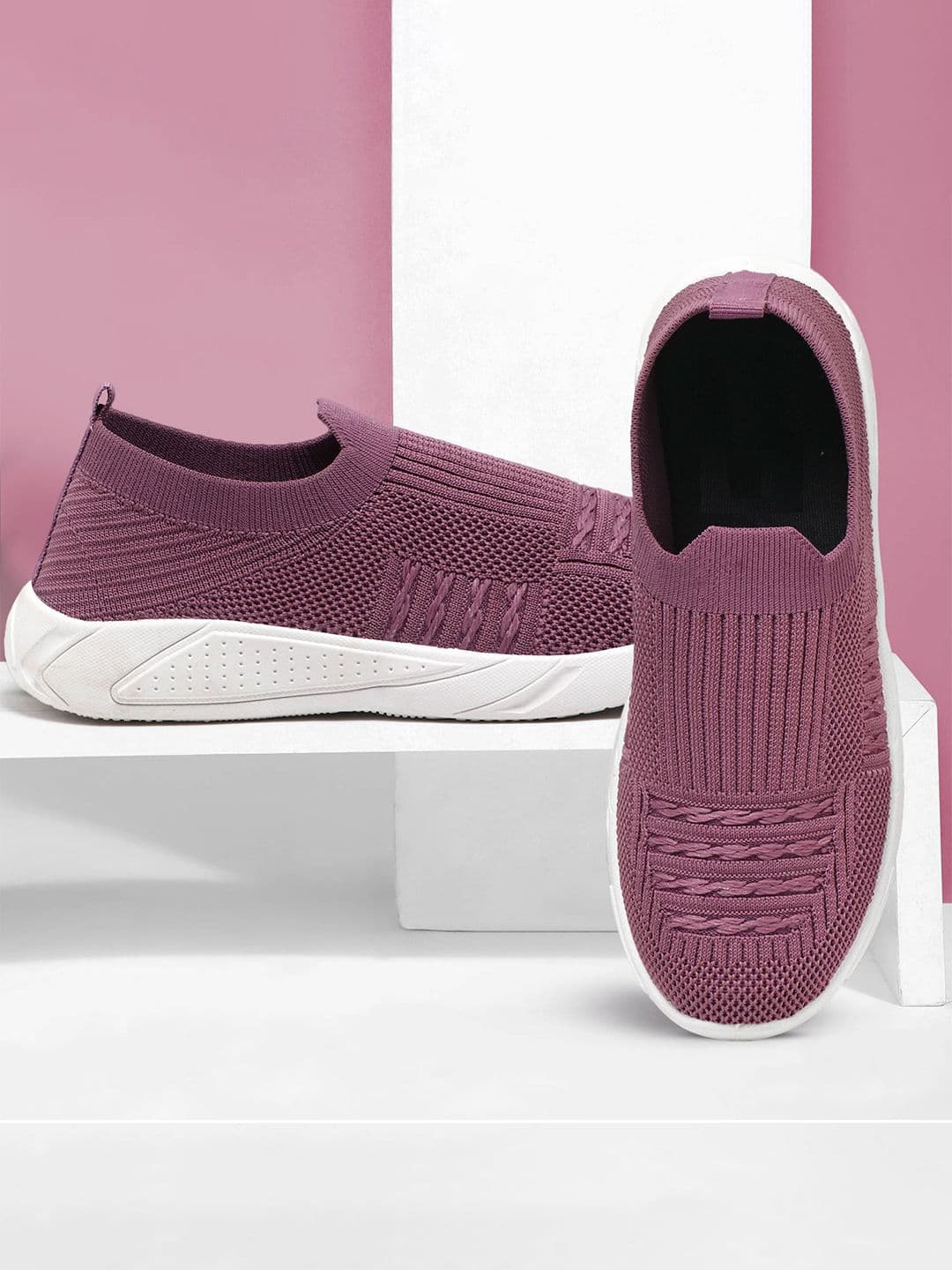FLIPJONES Women Mesh Flyknit Running Non-Marking Shoes - view 1