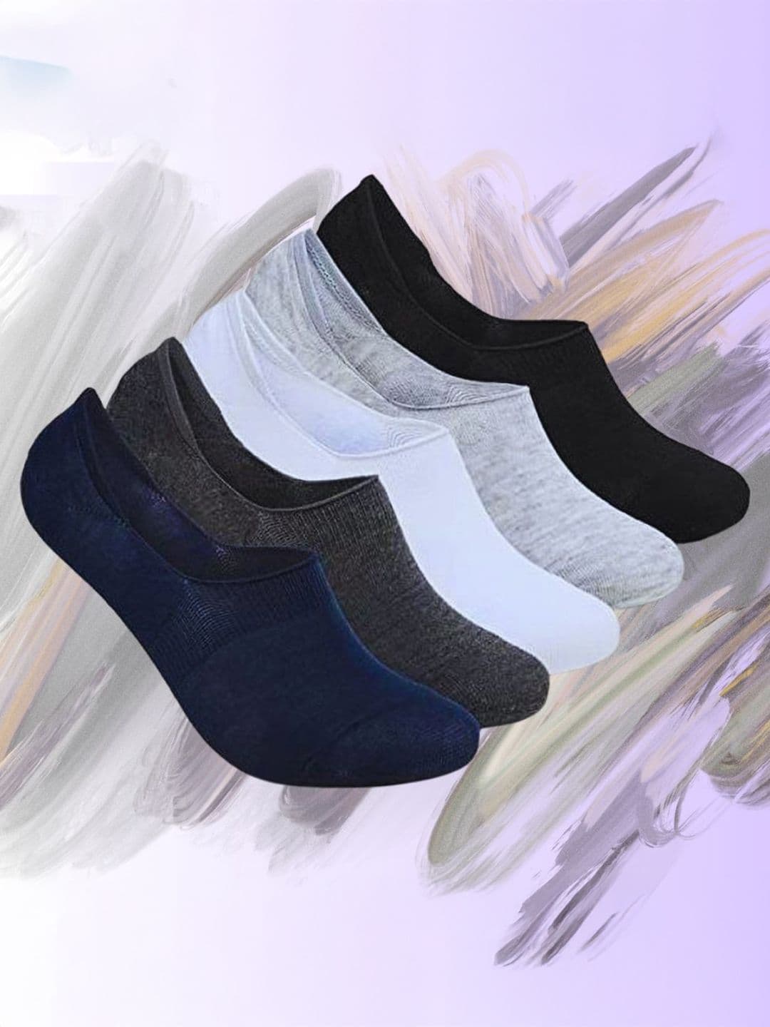 MJE Pack Of 5 Shoe Liners Socks - view 1