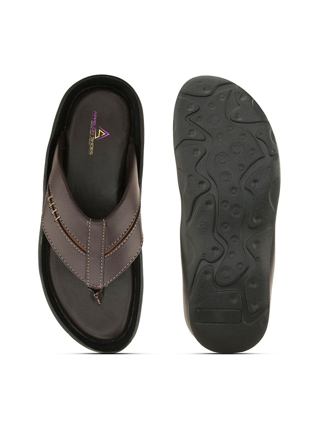 Appelon Men Synthetic Leather Comfort Sandals thumbnail 7