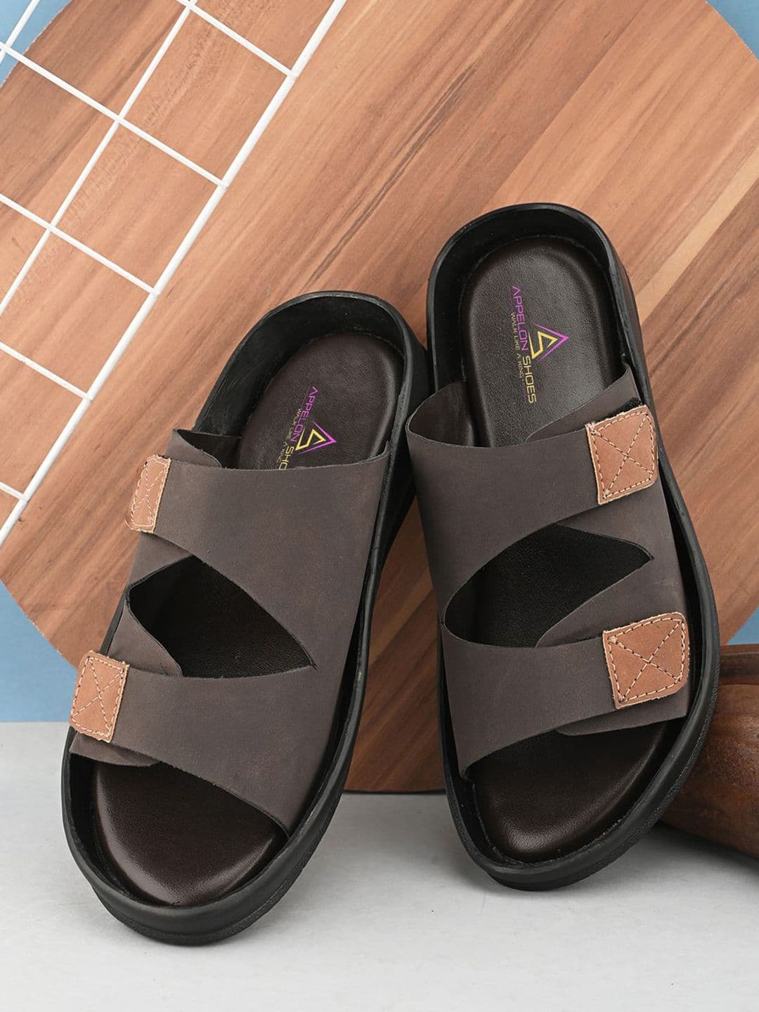 Appelon Men Synthetic Leather Comfort Sandals - view 1