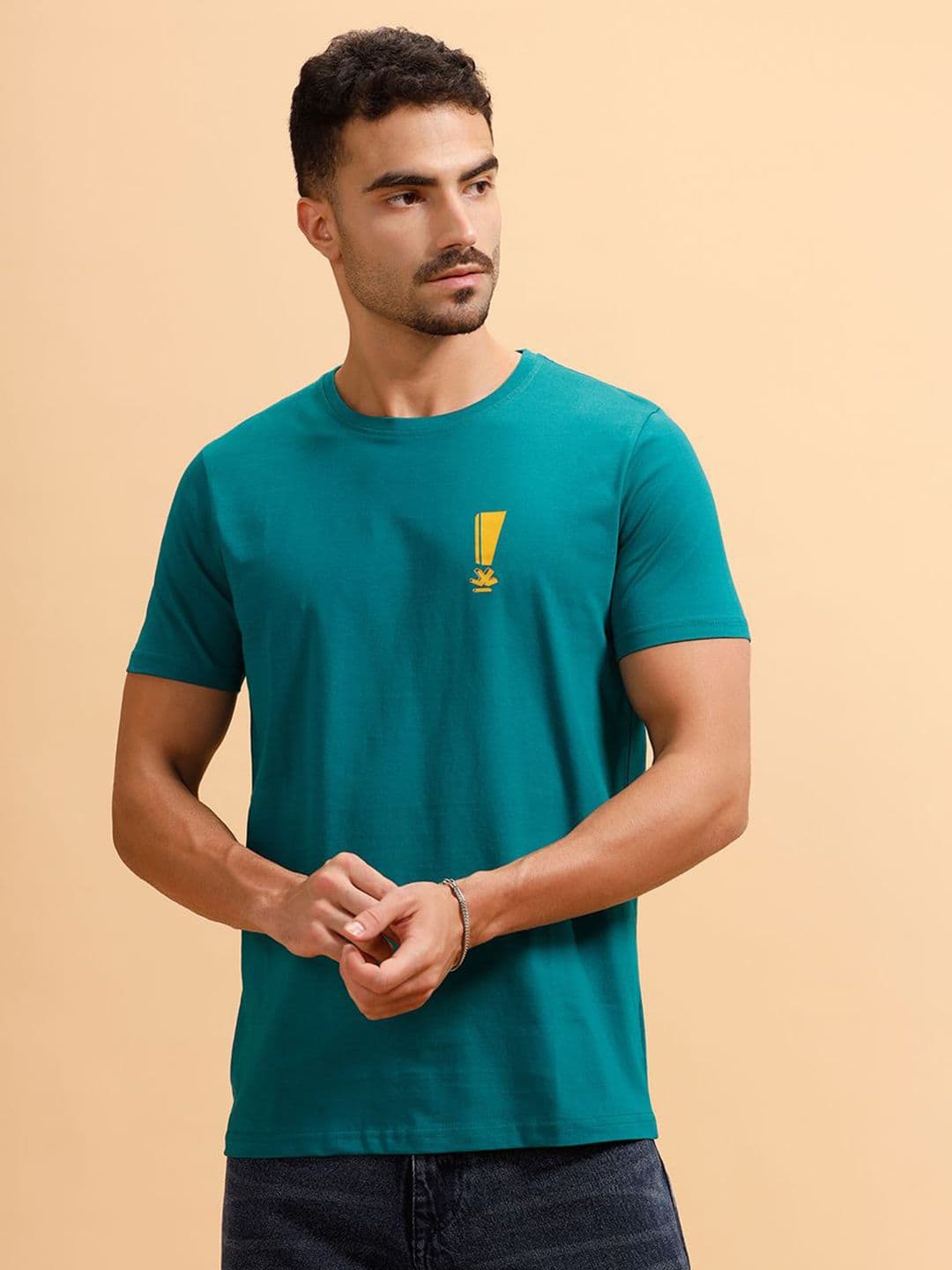 WROGN Round Neck Short Sleeves T-shirt - view 1