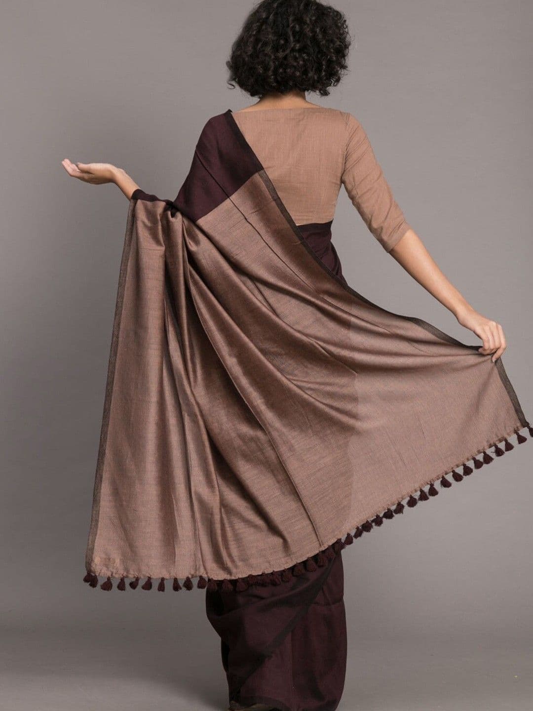 Moda Rapido Ombre Printed Pure Cotton Saree thumbnail 3