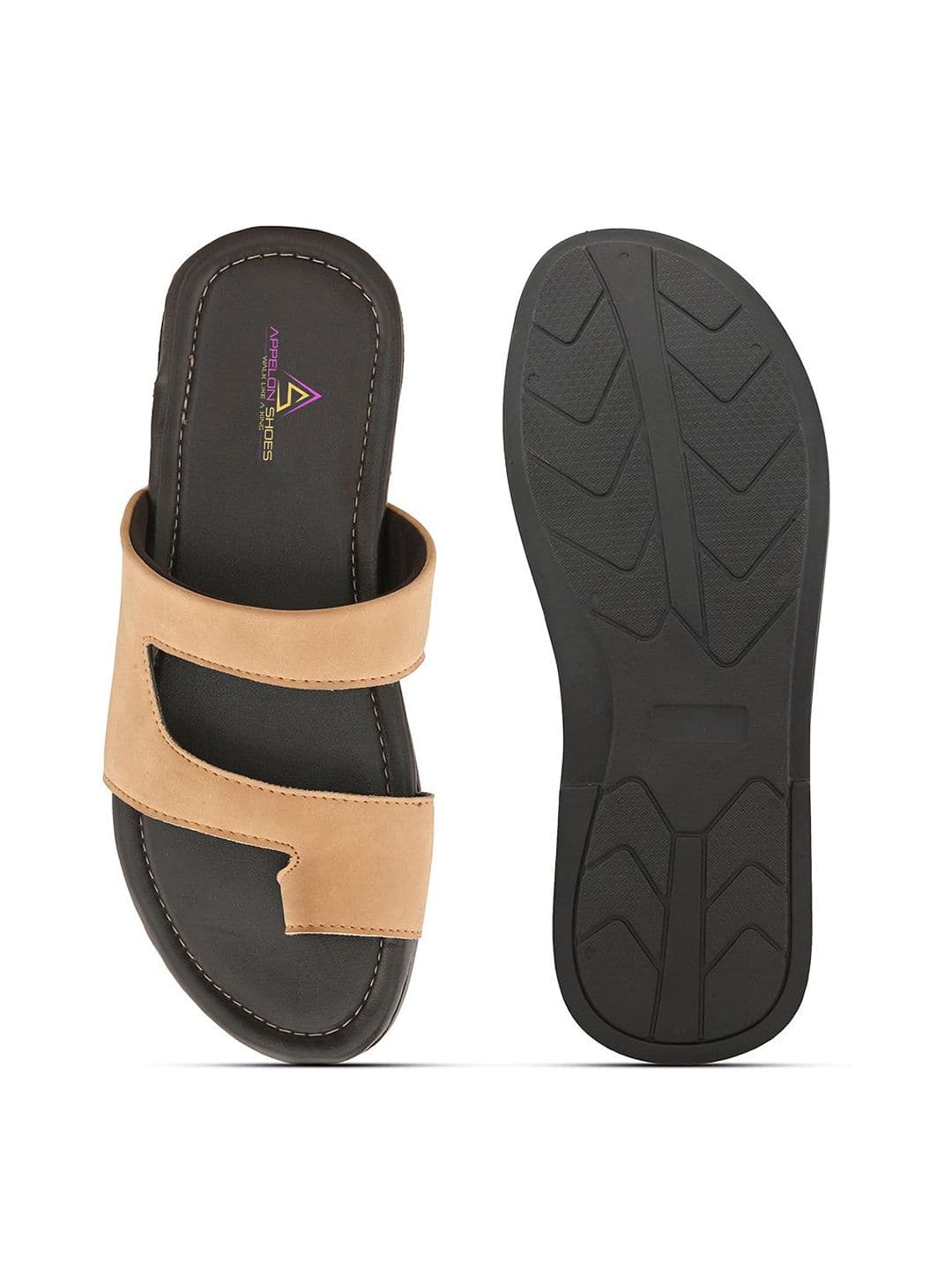 Appelon Men Solid Comfort Sandals thumbnail 6