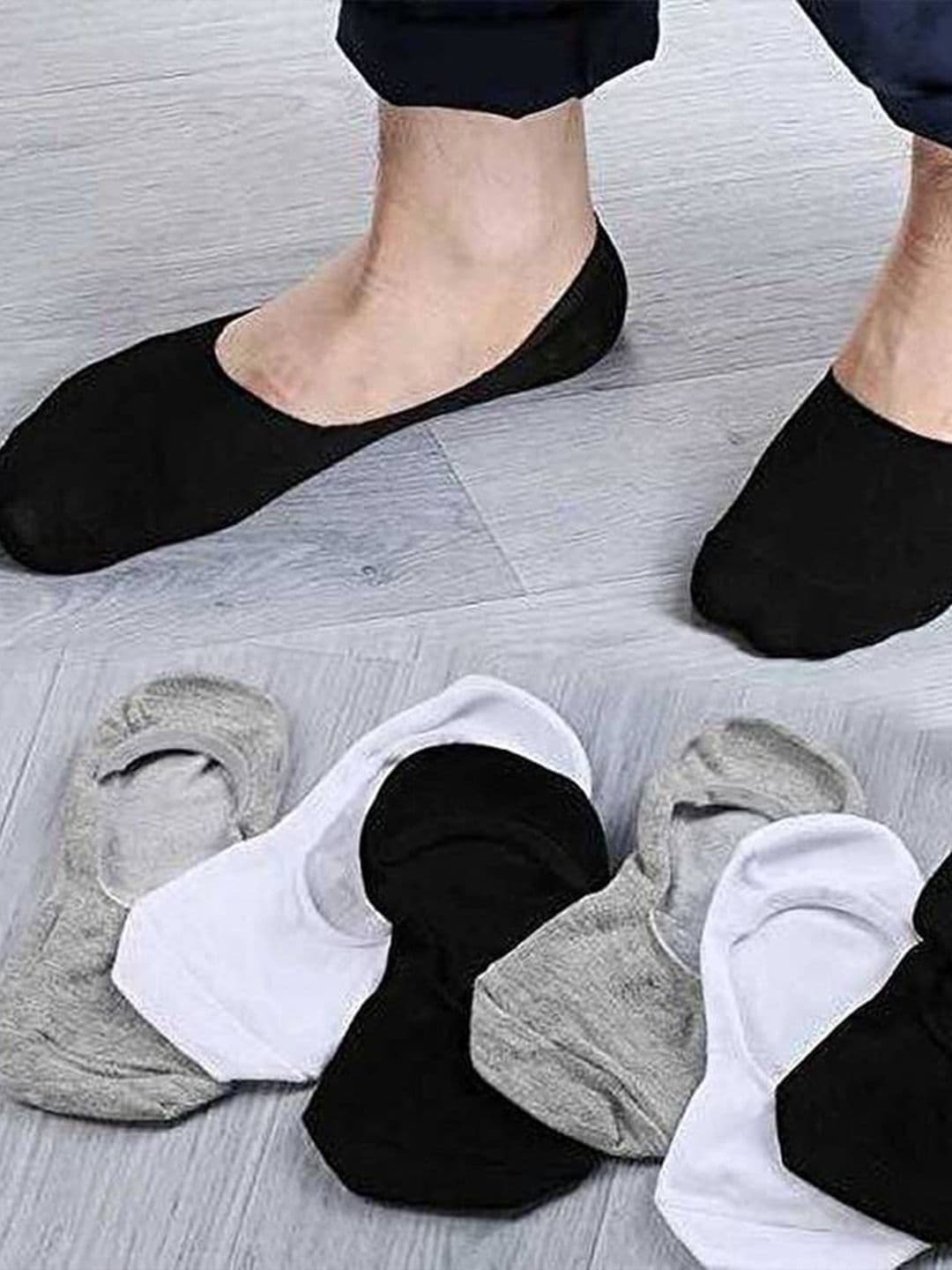 MJE Pack Of 5 Shoe Liners Socks thumbnail 6
