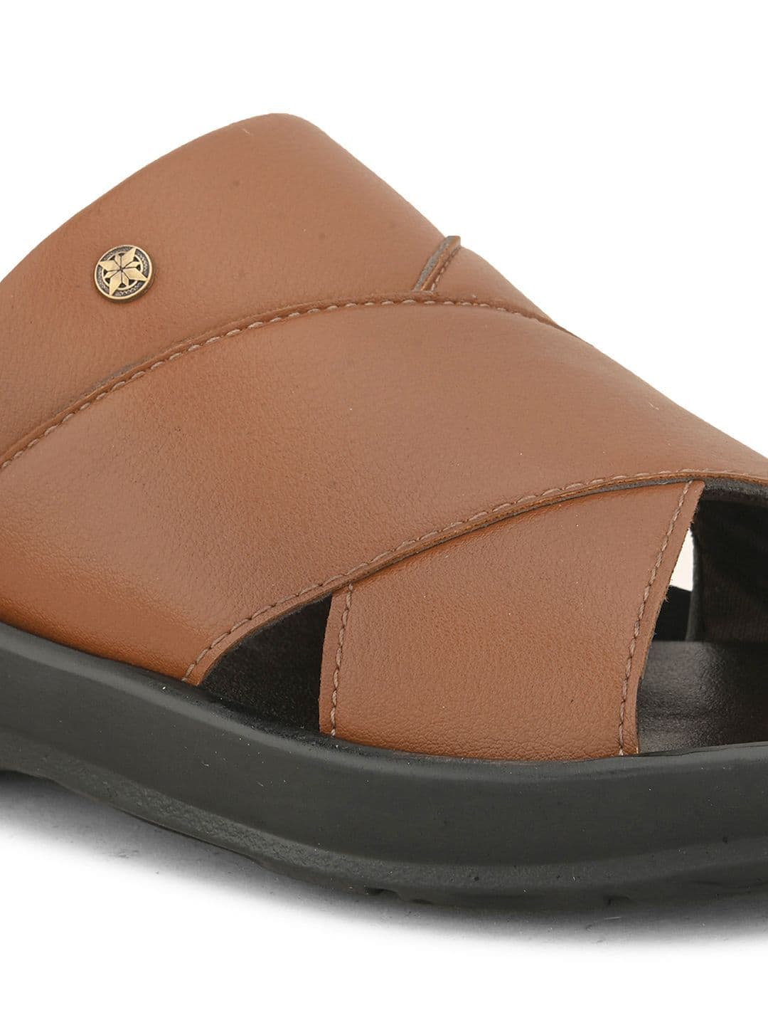 Appelon Men Synthetic Leather Slip-On Comfort Sandals thumbnail 2