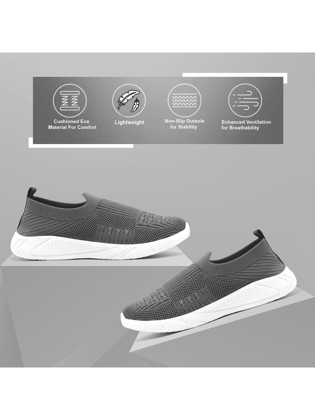 FLIPJONES Women Mesh Flyknit Running Non-Marking Shoes thumbnail 4