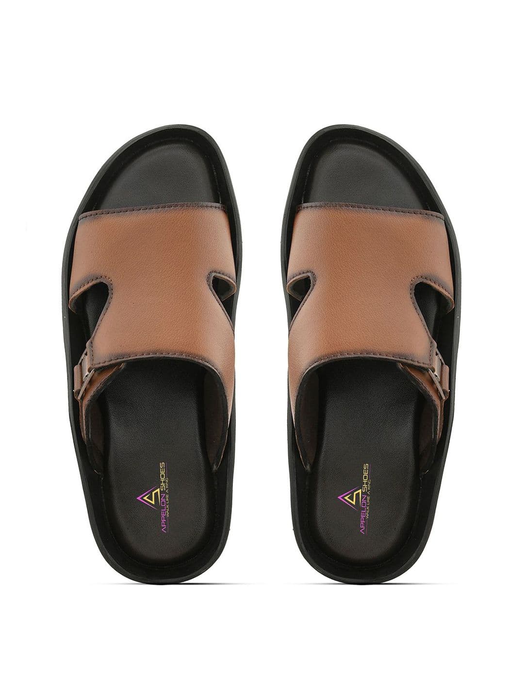 Appelon Men Synthetic Leather Comfort Sandals thumbnail 4