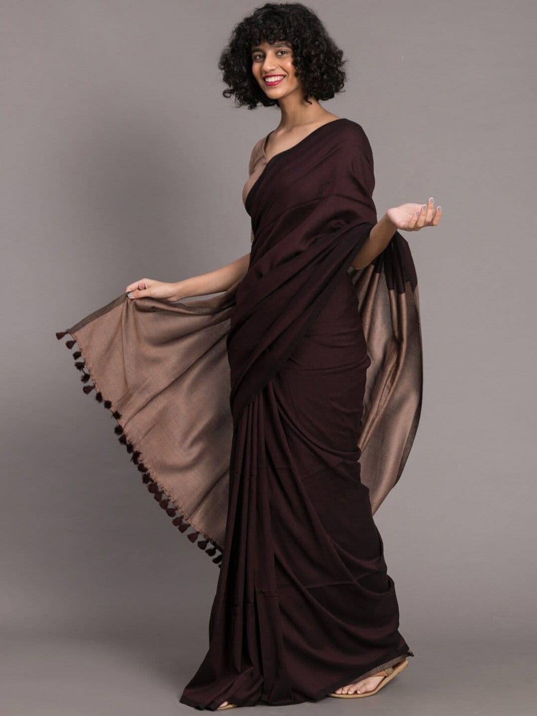 Moda Rapido Ombre Printed Pure Cotton Saree thumbnail 4